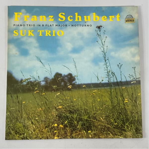 チェコSUPRAPHON SUA ST 50624 シューベルト ピアノ三重奏曲Op.99 ノットル...