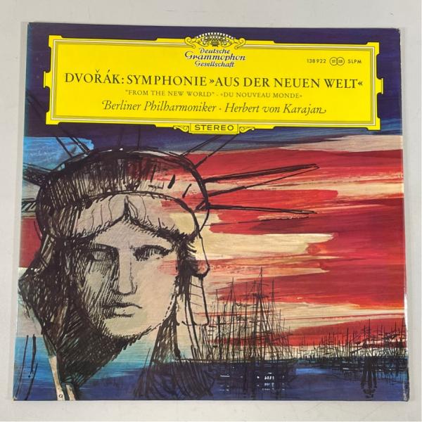 独DGG SLPM138922 カラヤン ドヴォルザーク 交響曲 第9番 新世界より ベルリン・フィ...