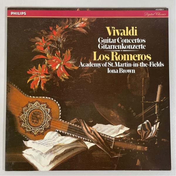 蘭PHILIPS 412 624-1 ペペ・ロメロ ヴィヴァルディ ギター協奏曲 洗浄済 LP