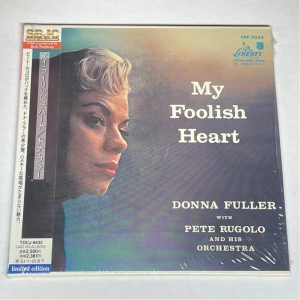 ドナ・フラー マイ・フーリッシュ・ハート シュリンク帯付 ジャズ 紙ジャケ TOCJ-9433 24...