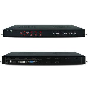ビデオウォールコントローラ　フルハイビジョン入力　10出力　wTVWall-10