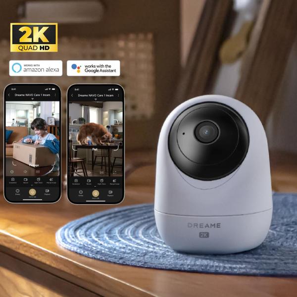 Dreame NAVO Care 1 InCam 2K  双方向通話見守りカメラ　AI検知 自動追跡...
