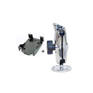 RAMマウント フロントベース（シルバー） 固定型 PDA用 縦型