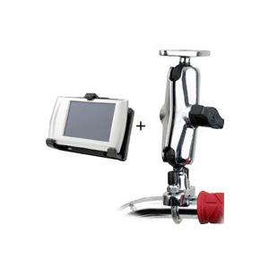 RAMマウント Uボルトベース（シルバー） 固定型 PDA用 横型