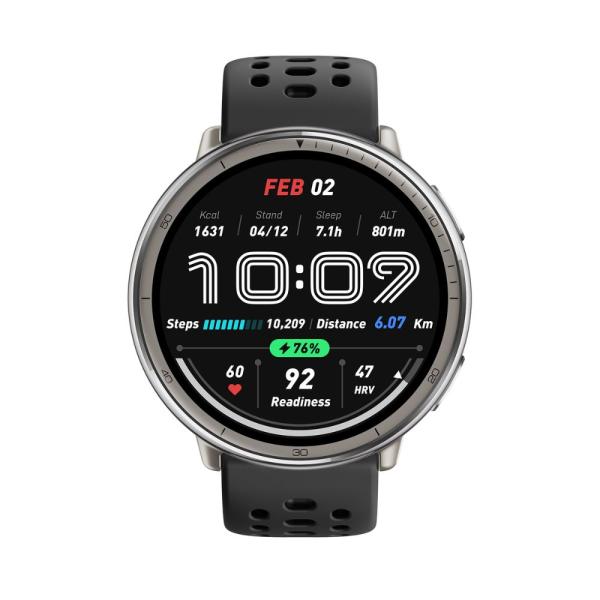 Amazfit Active2 ブラック シリコン 国内正規品（SP170073-C226）アマズフ...