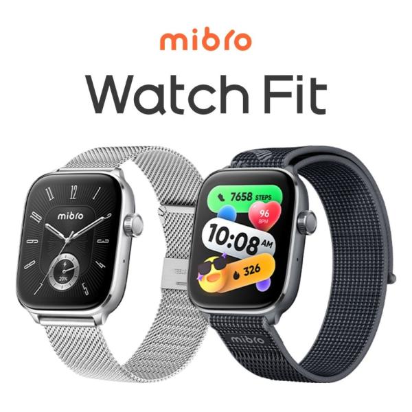 mibro ミブロ Watch Fit スマートウォッチ 軽量＆スタイリッシュ GPS搭載 AMOL...