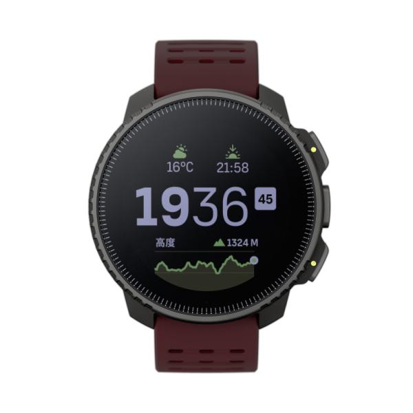 液晶保護フィルム付 SUUNTO スント VERTICAL Black Ruby (スント ヴァーテ...