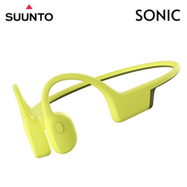 SUUNTO SONIC Lime オープンイヤースポーツヘッドホン 骨伝導イヤホン スント ソニッ...