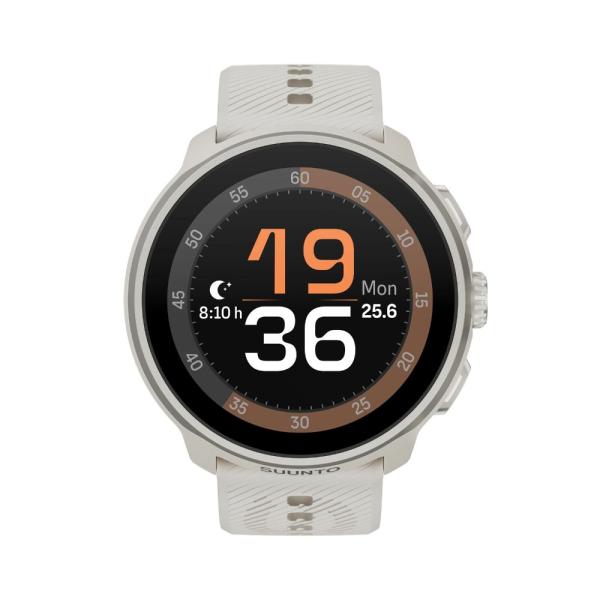 保護フィルム付き SUUNTO RUN Frost Gray シリコンストラップ (スント ラン フ...