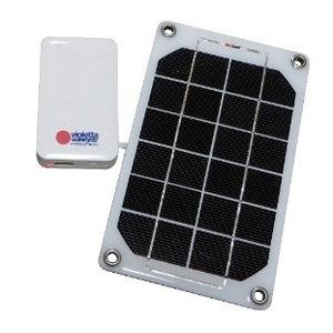 モバイル太陽電池<br>バイオレッタ・ソーラーギア VS02 シルバー(電池別売)｜ida-online