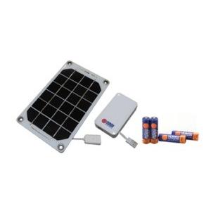 モバイル太陽電池バイオレッタ・ソーラーギア VS02 白(電池付）