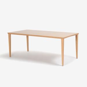 大塚家具 ダイニングテーブル シネマ3 幅135cm レッドオーク材ホワイト