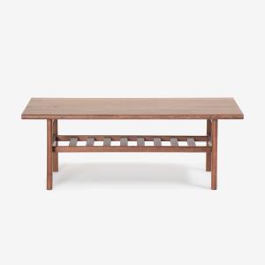 大塚家具 センターテーブル シネマ2 幅105cm レッドオーク材ホワイト