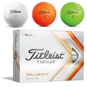 ゴルフボール 1ダース Titleist タイトリスト VELOCITYl ホワイト イエロー オレンジ 12個 白 黄色 ローナンバー