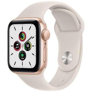 Apple Watch SE（GPSモデル） 40mm ゴールドアルミニウムケースとスターライトスポーツバンド レギュラー アップル MKQ03J/A｜idea-marche