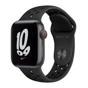 Apple Watch Nike SE GPS+Cellularモデル 40mm MKR53J/A スペースグレイアルミニウム アンスラサイト ブラックNikeスポーツバンド｜idea-marche