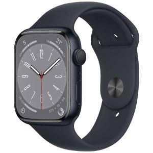 Apple Watch Series 8（GPSモデル）45mmミッドナイトアルミニウムケースとミッドナイトスポーツバンド MNP13J/A｜idea-marche