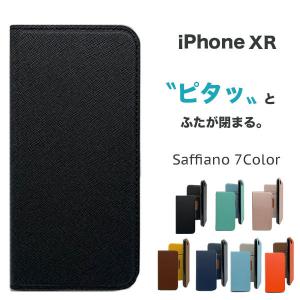 iPhone XR ケース 手帳型 おしゃれ iphone xr ケース スリム iPhoneXR スマホケース 手帳型ケース レザー ストラップホール アイフォンXR｜idea-shop