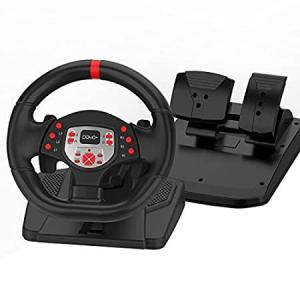 Racing Wheel,PS4 Steering Wheel Plug and Play Gaming Driving Volante PC 180