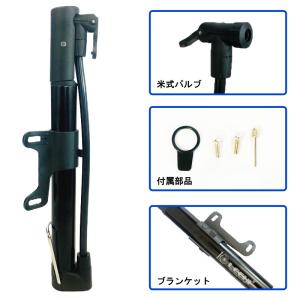 LECHI 空気入れ ミニフロアポンプ 携帯用...の詳細画像1