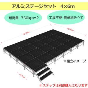 イベントステージセット4x6m 折りたたみ ア...の詳細画像1