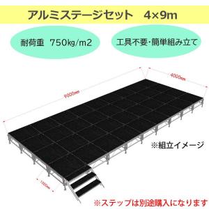 イベントステージセット4x9m 折りたたみ ア...の詳細画像1