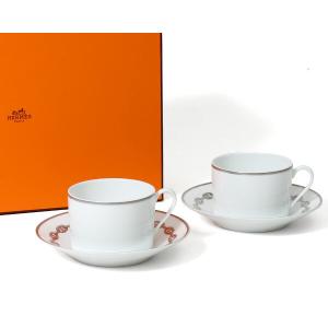 HERMES（エルメス） モザイク ティーカップ＆ソーサー ペア 160ml