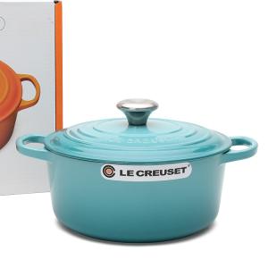 Creuset 両手鍋 Le カリビアンブルー 17