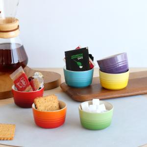 ルクルーゼ(ル・クルーゼ) ミニラムカン 6個セット カラーアソート Le Creuset 電子レン...