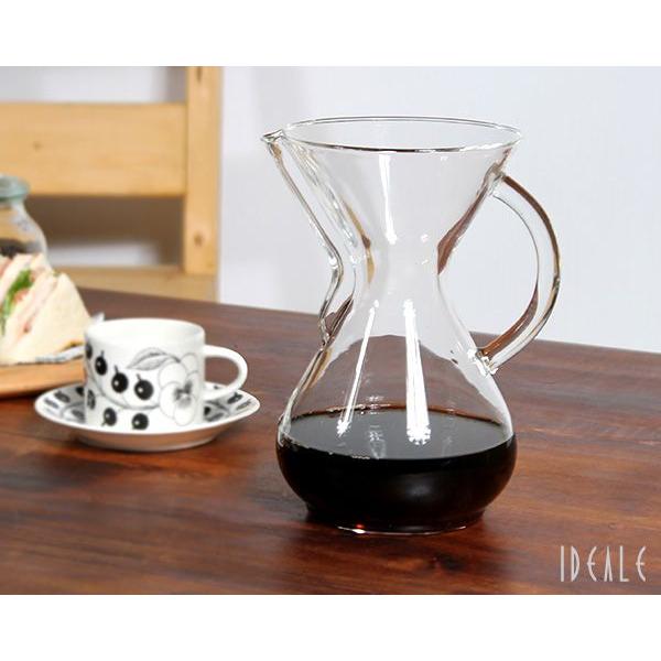 ケメックス CHEMEX コーヒーメーカー 6カップ CM-6GH ハンドル付 ガラスハンドル ギフ...