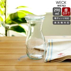WECK（ウェック） ジュースジャー WE763 ガラスキャニスター 290ml 6個