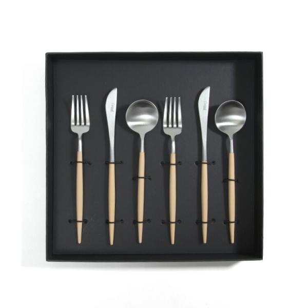 速水もこみちさん別注カラー クチポール ゴア ベージュ デザート6点セット ギフトボックス入り Cu...