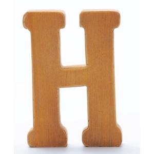 ウッデンアルファベット　H
