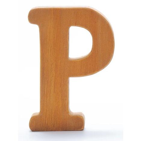 ウッデンアルファベット　P