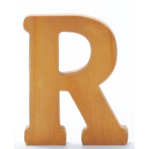 ウッデンアルファベット　R