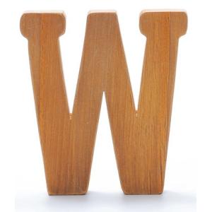 ウッデンアルファベット　W