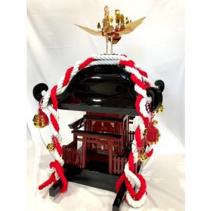 神輿飾り紐 台輪寸法2尺8寸(84cm)用 紫色 受注製作・神輿装飾・神輿紐