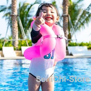 インフレ 浮力 ライフジャケット 浮き輪 キッ...の詳細画像1