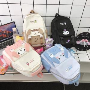 マイメロディ ポムポムプリン シナモロール クロミ リュック チャーム 小学生 子供 チャーム付き バックパック 通学 遠足 軽量 キッズ用リュック 子供リュック｜ideatechnology-store
