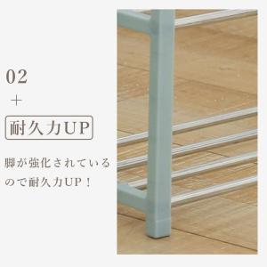 簡易シューズラック 4段 5段 2サイズ スリ...の詳細画像4