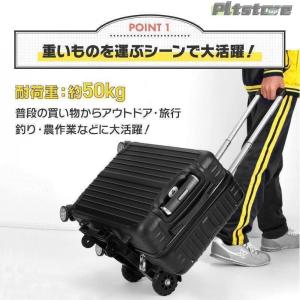 キャリーカート 折りたたみ ハンドキャリー 軽...の詳細画像1