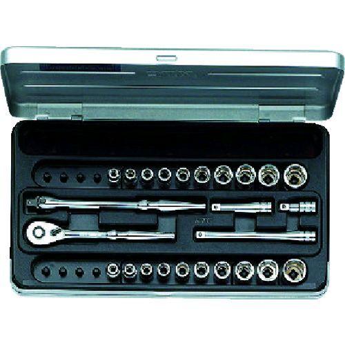 あすつく対応 「直送」 KTC 京都機械工具 TB2X20B ６．３ｓｑ．ソケットレンチセット ２５...