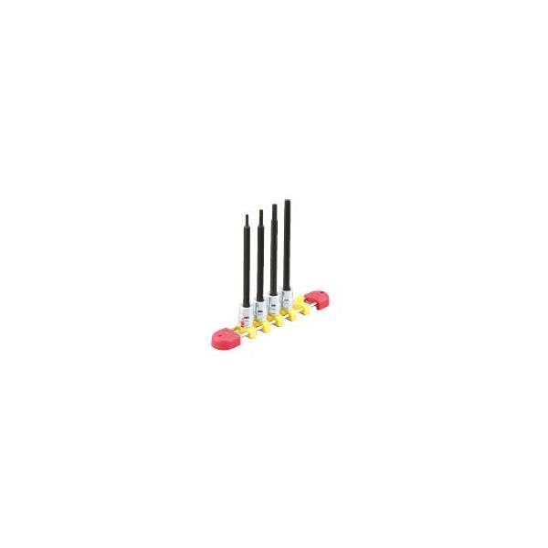 KTC 京都機械工具 TBT2L04H 6.3sq.ロングヘキサゴンビットソケットセット 4コ組 T...