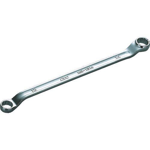 あすつく対応 「直送」 KTC 京都機械工具 M5-1214 ４５°×６°ロングめがねレンチ 対辺寸...