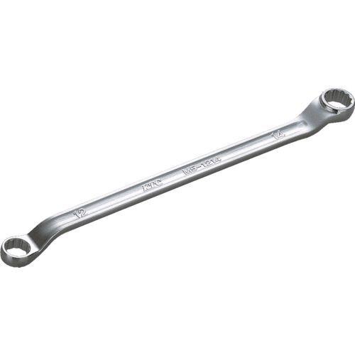 あすつく対応 「直送」 KTC 京都機械工具 M5-2427 ４５°×６°ロングめがねレンチ 対辺寸...