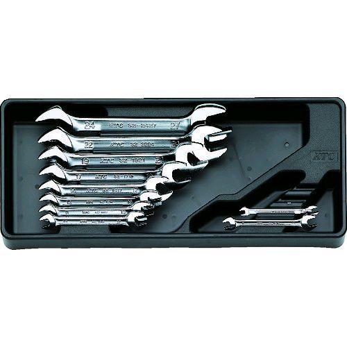 あすつく対応 「直送」 KTC 京都機械工具 TS210 スパナセット 10本組 TS-210