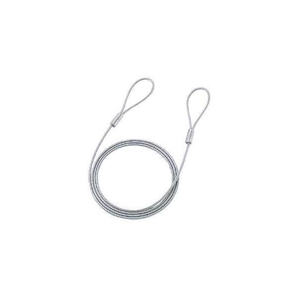 サンワサプライ ［SLE-1W］ eセキュリティ（ワイヤー、1.5m・3.5mm） SLE1W eセ...