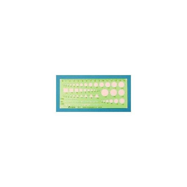 シンワ測定 66021 ＴＨ−１ 一般総合定規 小 66021 テンプレート 49609106602...