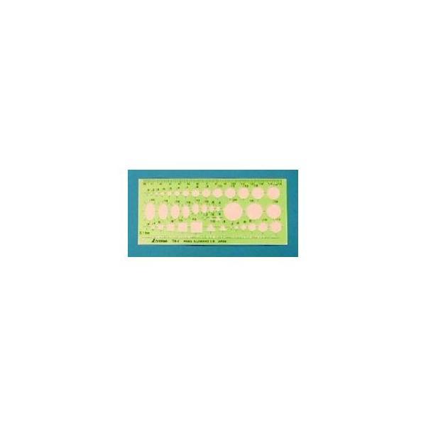 シンワ測定 66022 TH−２ 一般総合定規 小 66022 テンプレート 49609106602...