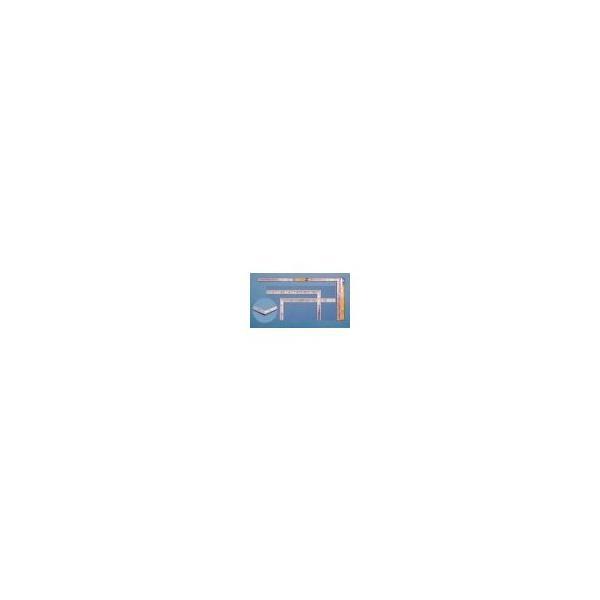シンワ測定 10371 曲尺角厚  シルバー  １尺５寸  裏面角目  重宝 10371